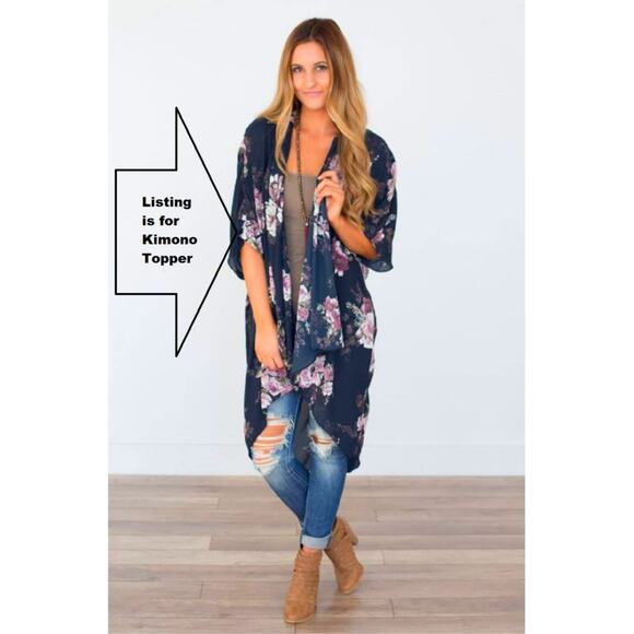Everly Cardigan Jacket Womens Large Oversized Duster Romantic Floral Whimsigoth - Picture 1 of 7